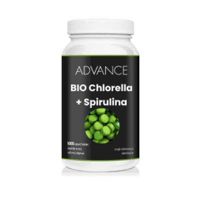 ADVANCE Chlorella + Spirulina 1000 tablet