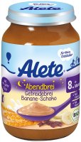 Alete BIO Příkrm kaše večerní obilná banán čoko 8m+ 190 g