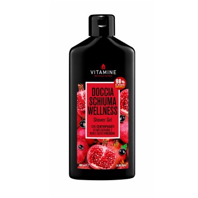 Vitamine Wellness Sprchový gel granátové jablko a černý rybíz 400ml