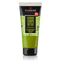 Vitamine Detox Tělový peeling kiwi a limetka 200ml