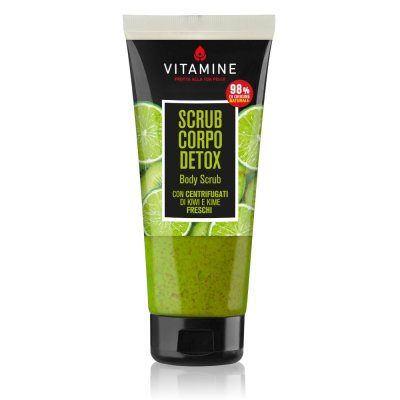 Vitamine Detox Tělový peeling kiwi a limetka 200ml