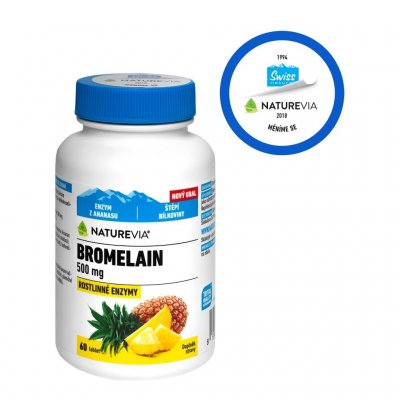 Swiss NatureVia Bromelain 500 mg 60 tablet