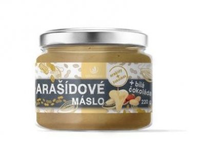 Allnature Arašídové máslo s bílou čokoládou 220 g
