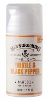 Scottish Fine Soaps Černý pepř a ostropestřec gel na holení 100 ml