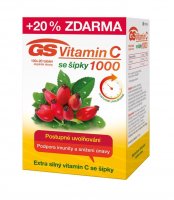 GS Vitamin C 1000 se šípky 100+20 tablet