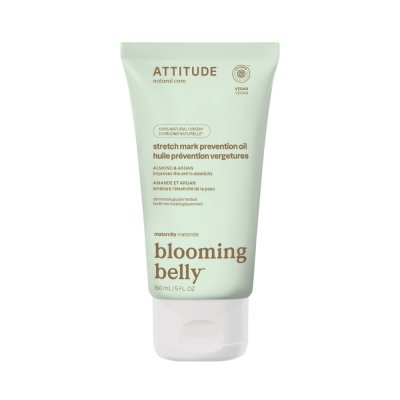 Attitude Blooming Belly přírodní olej pro těhotné a po porodu argan a mandle 150 ml