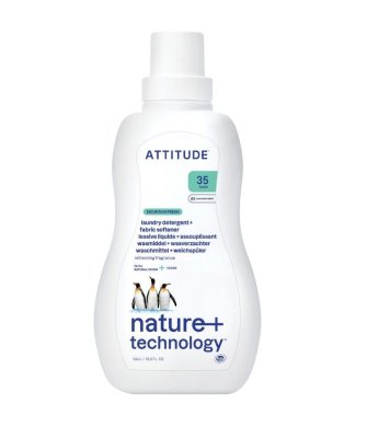 ATTITUDE Prací gel a aviváž (2v1), s vůní Mountain Essentials (35 dávek) 1050ml