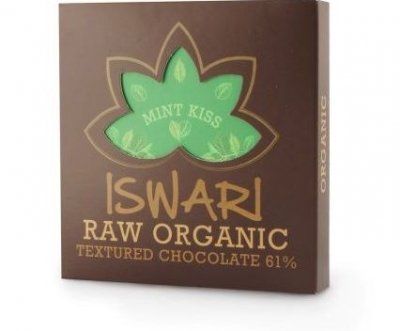 Iswari Čokoláda Mint Kiss BIO RAW 75 g