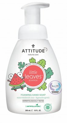 Attitude Dětské pěnivé mýdlo na ruce Little leaves s vůní melounu a kokosu 295 ml
