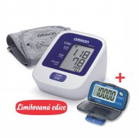 Omron M2 basic FIT tonometr + krokoměr Omron