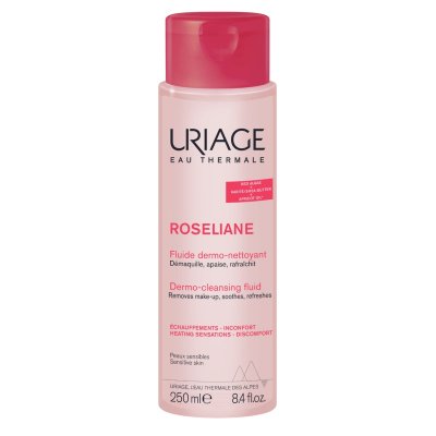 Uriage Roséliane Dermočisticí fluid pro citlivou pleť se sklonem k zčervenání 250 ml