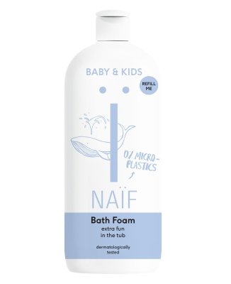 NAIF Relaxační pěna do koupele přírodní 500 ml