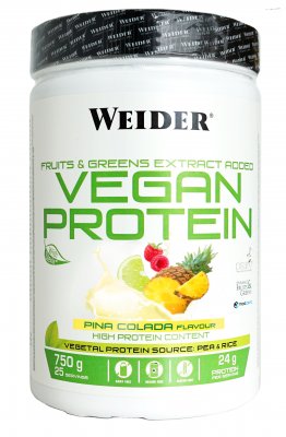 WEIDER Vegan protein ananas - kokos 750 g