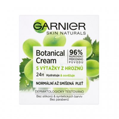 Garnier Skin Naturals Botanical Cream s výtažky z hroznů hydratační krém pro normální až smíšenou pleť 50 ml