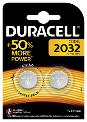 Duracell 2032 3V lithium baterie 2 ks