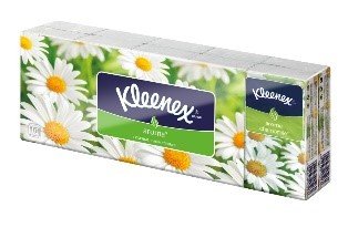 Kleenex Family hanks Camomile 10x10 ks