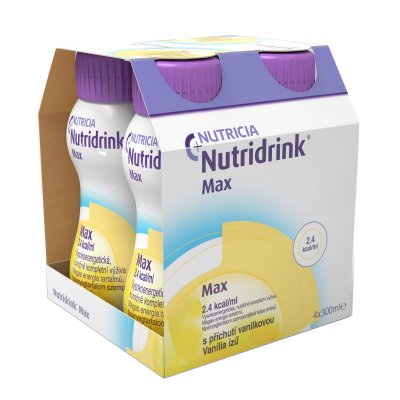 Nutridrink Max s příchutí vanilkovou 4x300 ml