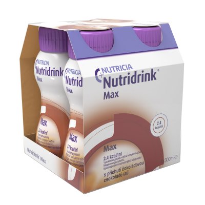Nutridrink Max s příchutí čokoládovou 4x300 ml