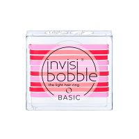 Invisibobble BASIC gumička do vlasů Jelly Twist - červená a růžová 10 ks