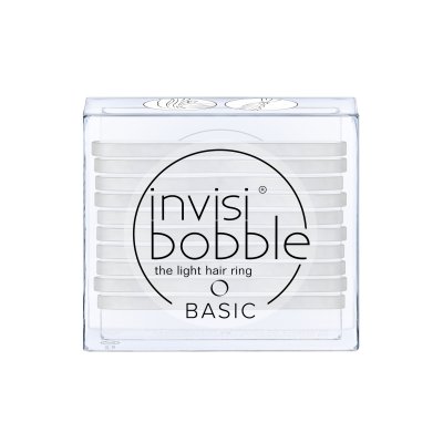 Invisibobble BASIC gumička do vlasů Crystal Clear - průhledná 10 ks