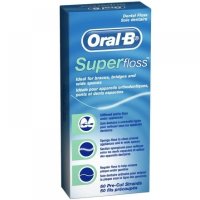 Oral-B SuperFloss zubní nit voskovaná 50 ks