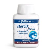 MedPharma Hořčík 300mg + Vitamin D3 107 tablet