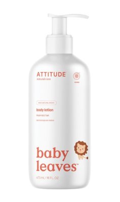 ATTITUDE Baby leaves Dětské tělové mléko s vůní hruškové šťávy 473ml
