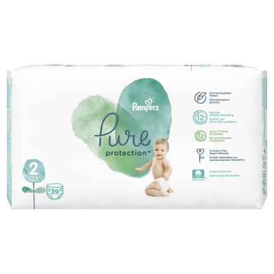 Pampers Pure Protection vel. 2 dětské plenky 39 ks