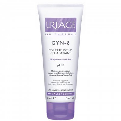 Uriage Gyn-8 zklidňující čisticí gel na intimní hygienu 100 ml