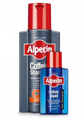 Alpecin Coffein Shampoo C1 + Coffein Liquid promo pack 250+75 ml