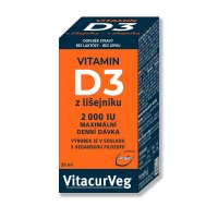 Vitamin D3 z lišejníku Pharmalife 2000 IU kapky 30 ml