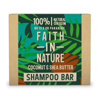 Faith in Nature Tuhý šampon Kokos a bambucké máslo 85 g