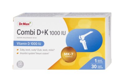 Dr. Max Combi D + K 1000 IU 30 kapslí