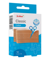 Dr.Max Classic Cotton 6cm x 1m náplast 1 ks