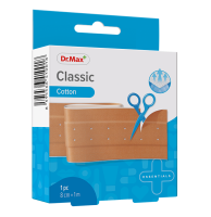 Dr.Max Classic Cotton 8cm x 1m náplast 1 ks