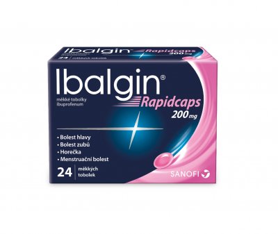 Ibalgin Rapidcaps 200 mg 24 tobolek