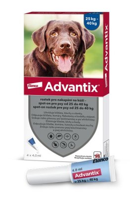 Advantix pro psy 25-40 kg spot-on 4x4 ml