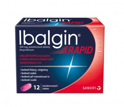 Ibalgin Rapid 400 mg 12 tablet