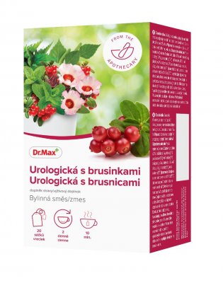 Dr. Max Urologický s brusinkami bylinný čaj 20x1,5 g