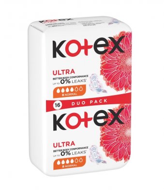Kotex Ultra Normal Duo pack 16 ks