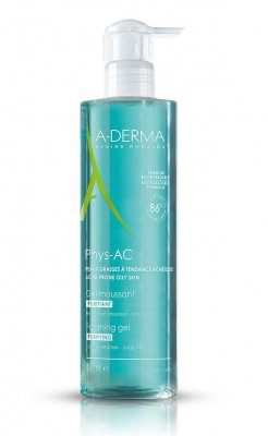 A-Derma Phys-AC Čistící pěnivý gel 400 ml