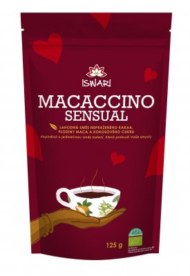 Iswari BIO Macaccino Sensual kakaový energetický nápoj 125 g