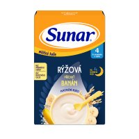 Sunar Mléčná rýžová kaše na dobrou noc banánová 210 g