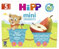 HiPP 100% OVOCE BIO Jablka s hruškami 4x100g C-100