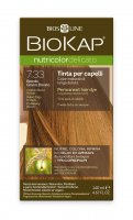 BIOKAP Nutricolor Delicato 7.33 Blond Zlatá pšenice barva na vlasy 140 ml