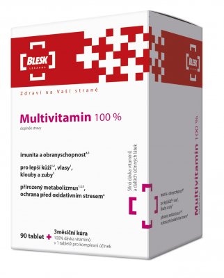 Blesk Multivitamin 100 % 90 tablet