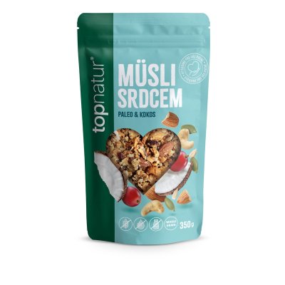 Topnatur Müsli srdcem Paleo&Kokos 350 g