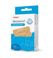 Dr. Max Washproof Soft and durable 19 mm x 72 mm náplast 20 ks