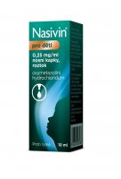 Nasivin pro děti 0,25 mg/ml nosní kapky, roztok 10 ml