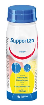 SUPPORTAN DRINK ANANAS-KOKOS - POR SOL 4X200ML